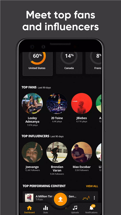 Audiomack Creator-Upload Music screenshot