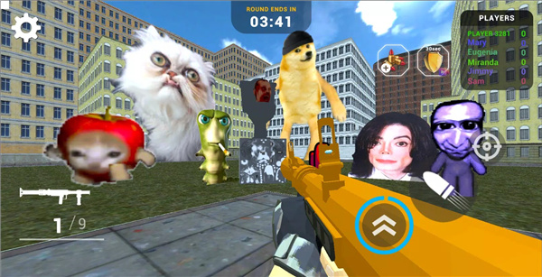 Nextbots In Backrooms: Shooter screenshot