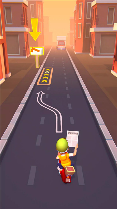 Paper Boy Race screenshot