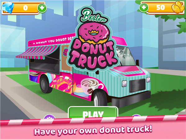 Boston Donut Truck: Food Game screenshot