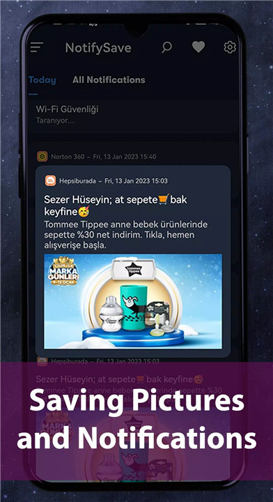 Notify - Messages Saver screenshot