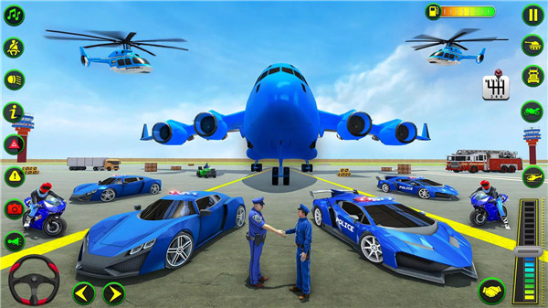 Police Plane Transporter Game screenshot