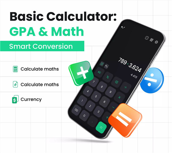 Basic Calculator: GPA & Math screenshot