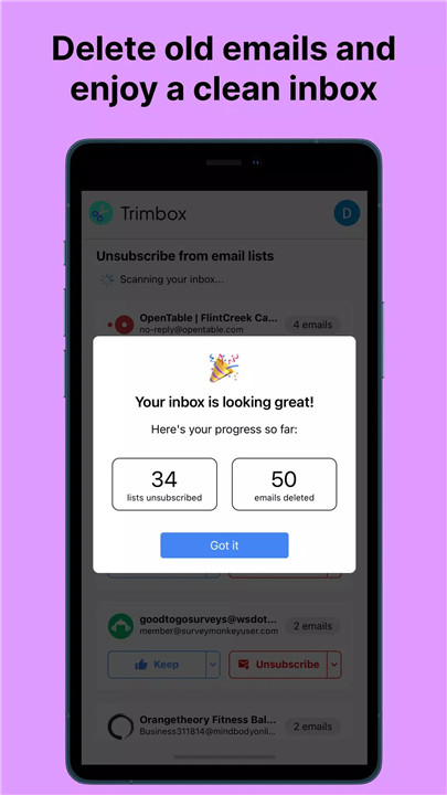 Trimbox screenshot