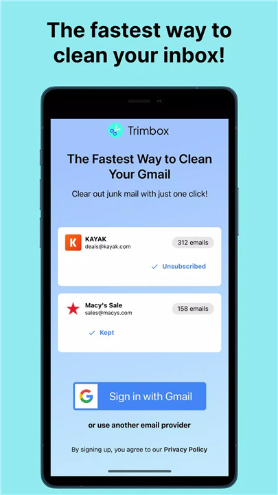 Trimbox screenshot