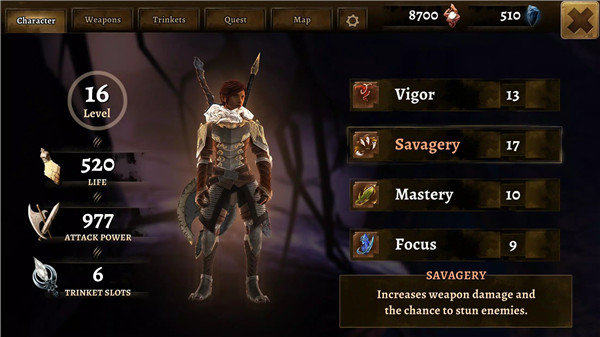 Grimvalor screenshot