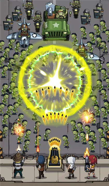 Zombie War Idle Defense Game screenshot