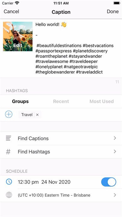 PREVIEW - Plan your Instagram screenshot