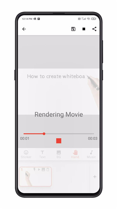 Benime-Whiteboard Video Maker screenshot