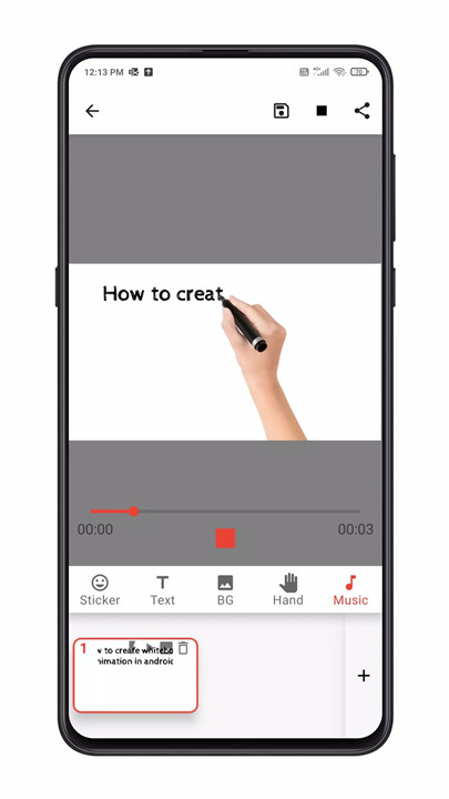 Benime-Whiteboard Video Maker screenshot