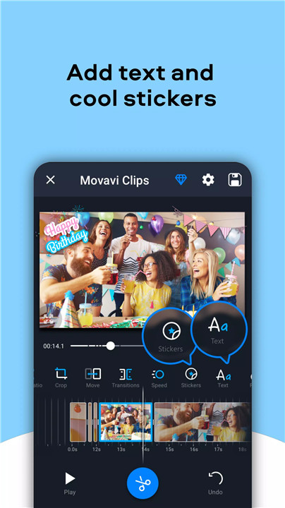 Movavi Clips screenshot