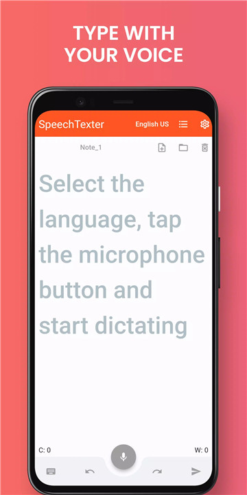 SpeechTexter screenshot