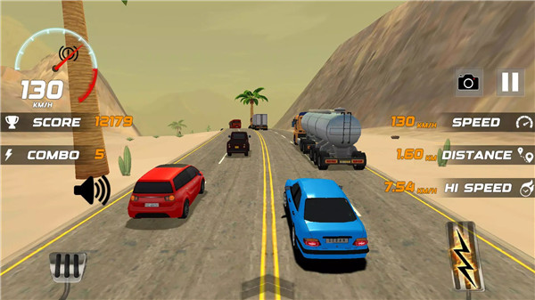 Heavy Traffic Rider Car Game screenshot