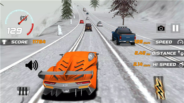 Heavy Traffic Rider Car Game screenshot