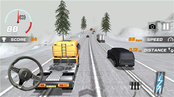 Heavy Traffic Rider Car Game screenshot