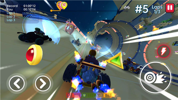 Starlit On Wheels: Super Kart screenshot