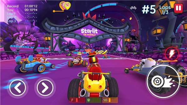 Starlit On Wheels: Super Kart screenshot