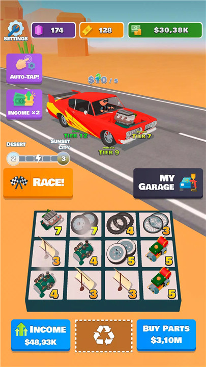 Idle Racer screenshot