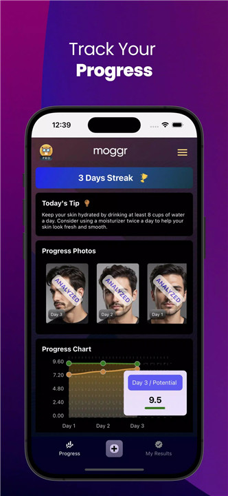 Moggr - Haircut & Looksmax AI screenshot