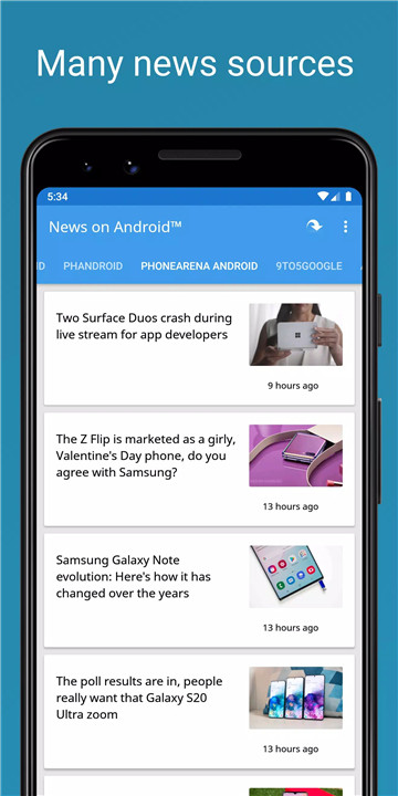 News on Android™ screenshot