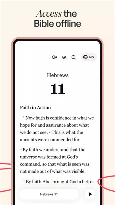 Bible App Lite - NIV & KJV screenshot