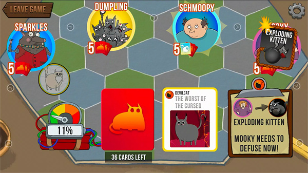 Exploding Kittens NETFLIX screenshot