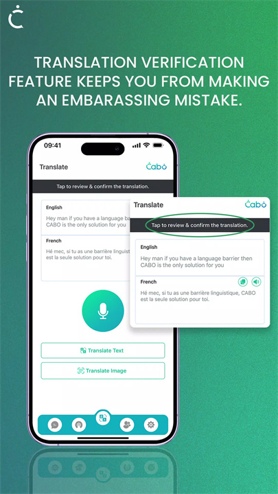 Cabo 翻译和聊天见面 screenshot
