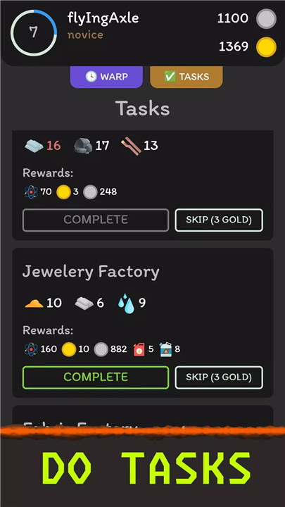 Rare Items - idle and crafting screenshot