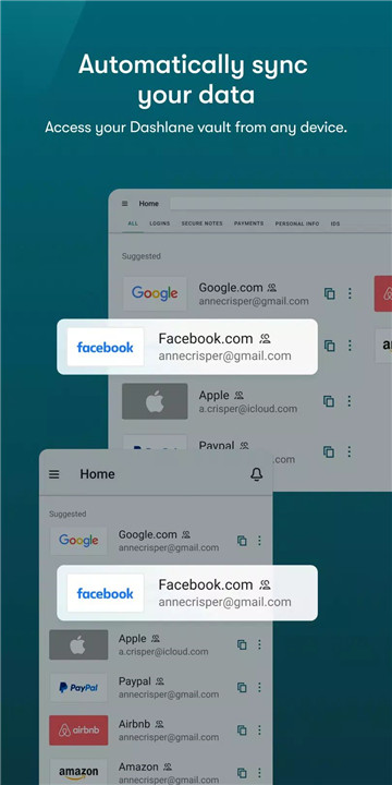Dashlane screenshot