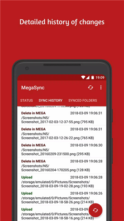 Autosync for MEGA - MegaSync screenshot