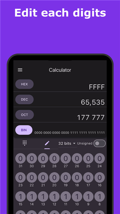 Dev Calc screenshot