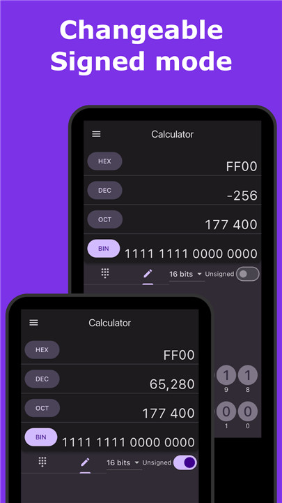 Dev Calc screenshot