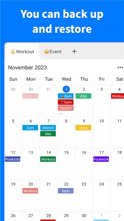 PlanCalendar - Make a Schedule screenshot