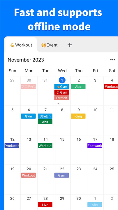 PlanCalendar - Make a Schedule screenshot