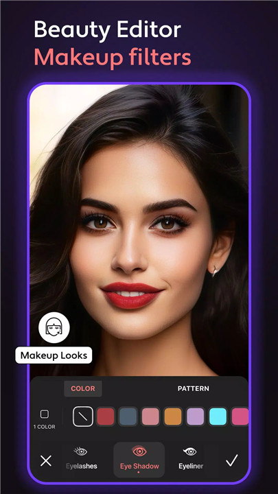 Hair Editor, AI Makeup Filters screenshot