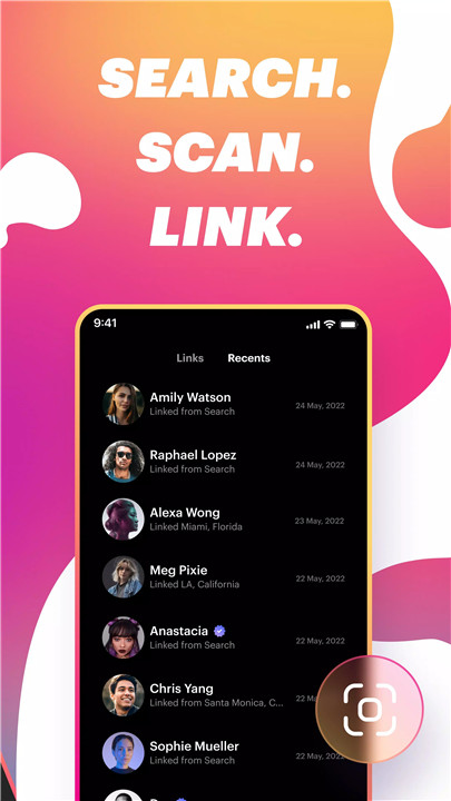 Linkme screenshot