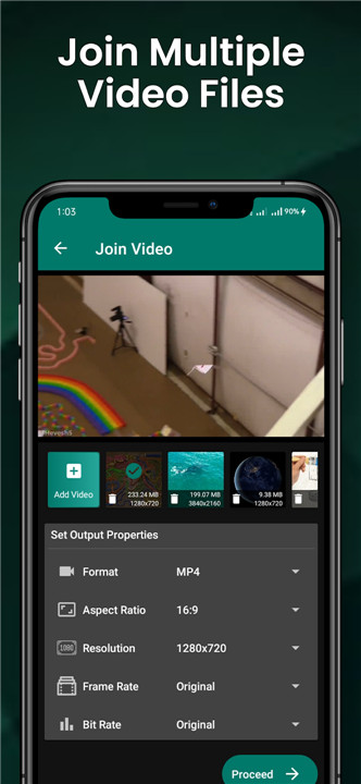 Video Cutter, Merger & Joiner screenshot