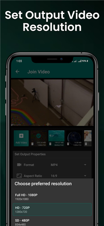 Video Cutter, Merger & Joiner screenshot