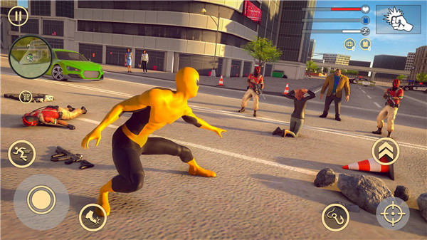 Flying Hero Crime City Battle screenshot