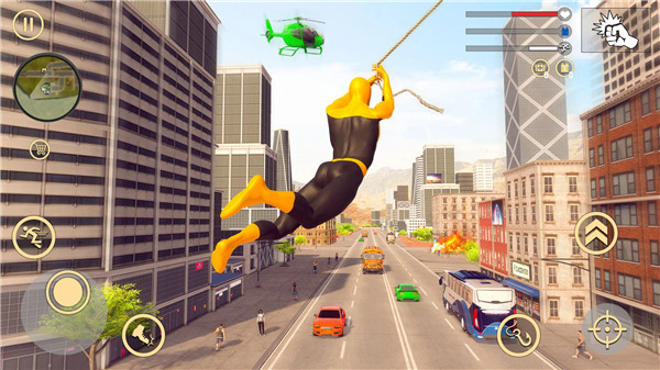 Flying Hero Crime City Battle screenshot