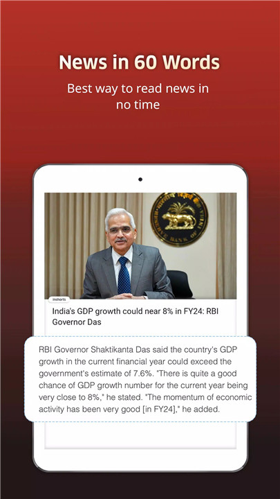 Inshorts - News in 60 words screenshot