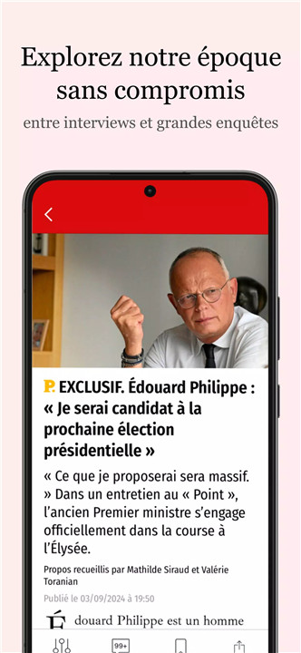 Le Point screenshot