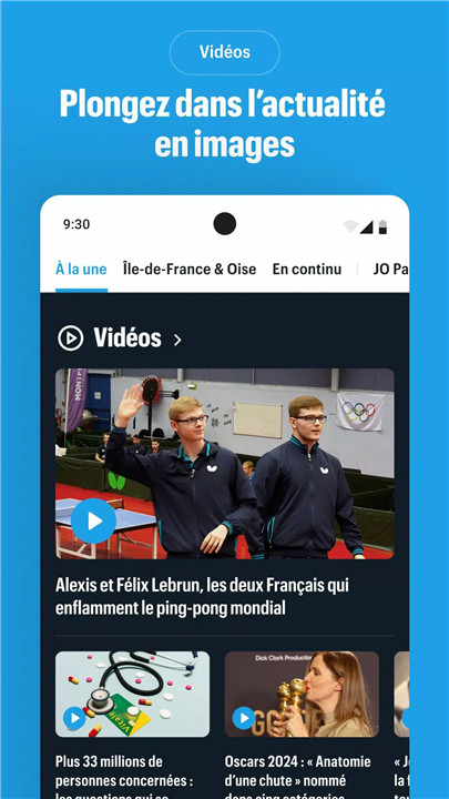 Le Parisien screenshot