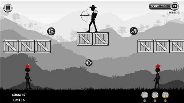 Dark Man Archery Apple Shooter screenshot