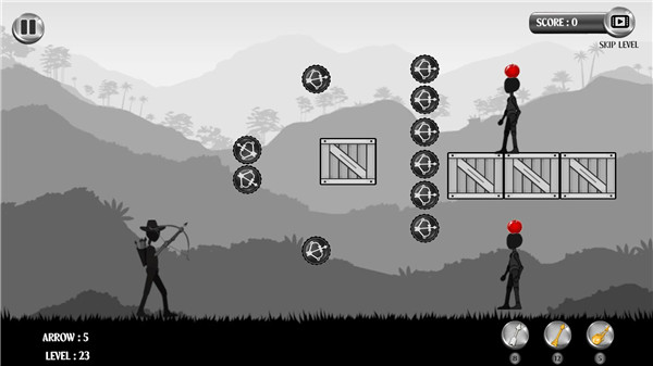 Dark Man Archery Apple Shooter screenshot