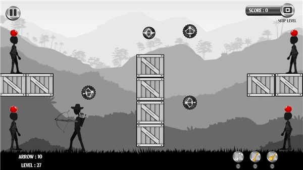 Dark Man Archery Apple Shooter screenshot