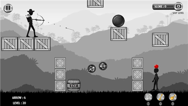 Dark Man Archery Apple Shooter screenshot