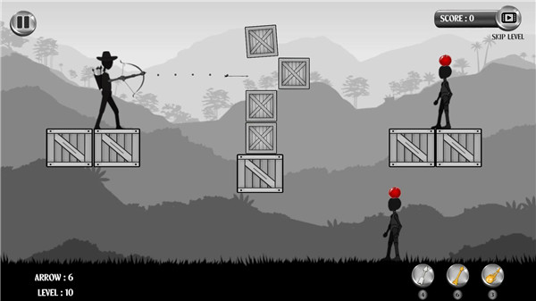 Dark Man Archery Apple Shooter screenshot