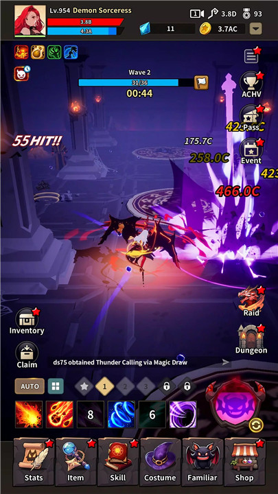 Demon Sorceress : Idle RPG screenshot