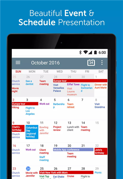 Calendar+ screenshot